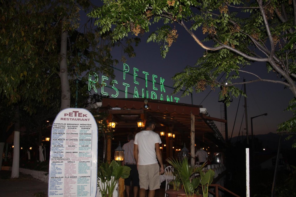 Petek Restaurant by the Finike Marina is very Inexpensive with Surprisingly Excellent Food