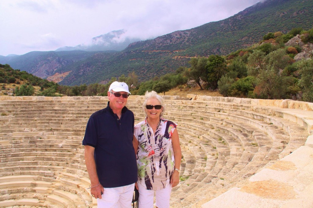 Our Happy Friends at the Ancient Kas Theatre