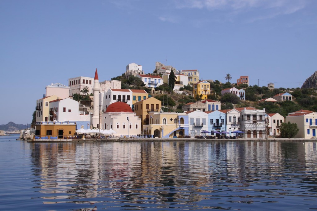 The Freshly Painted Greek Houses Look Amazing in the Old Port