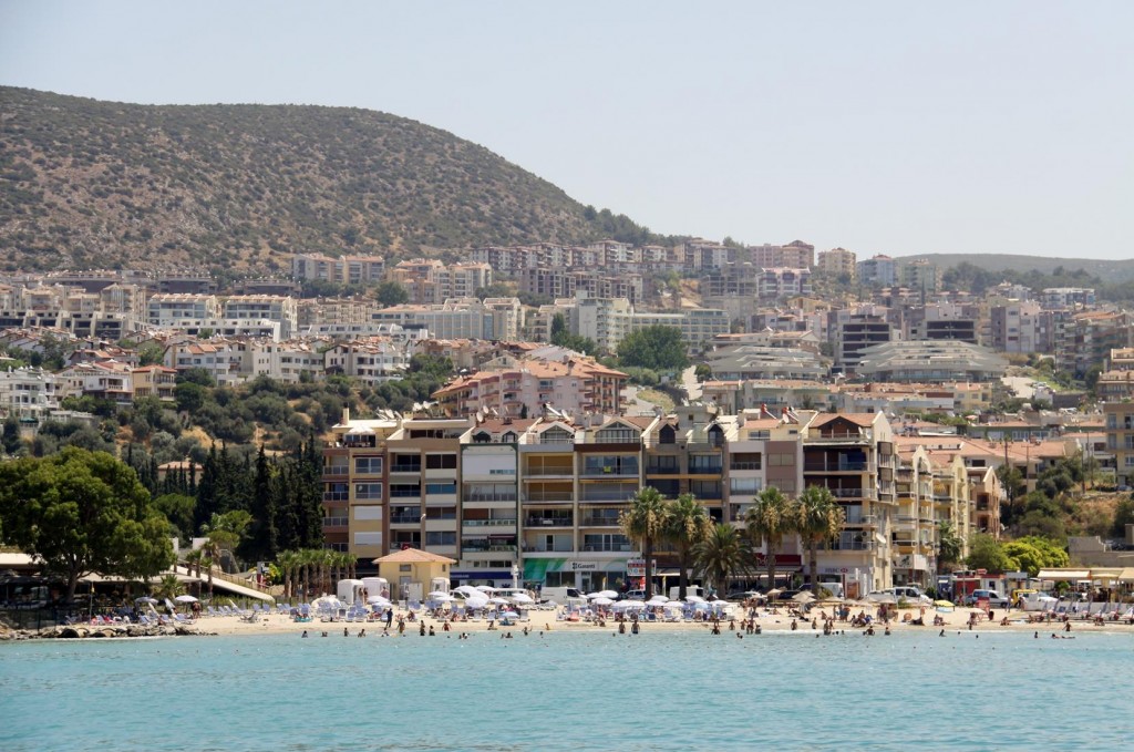 Kusadasi, an Extremely Busy Turkish Port has Many Hotels to Cater for the Huge Amount of Tourists Visiting Ephesus Each Year
