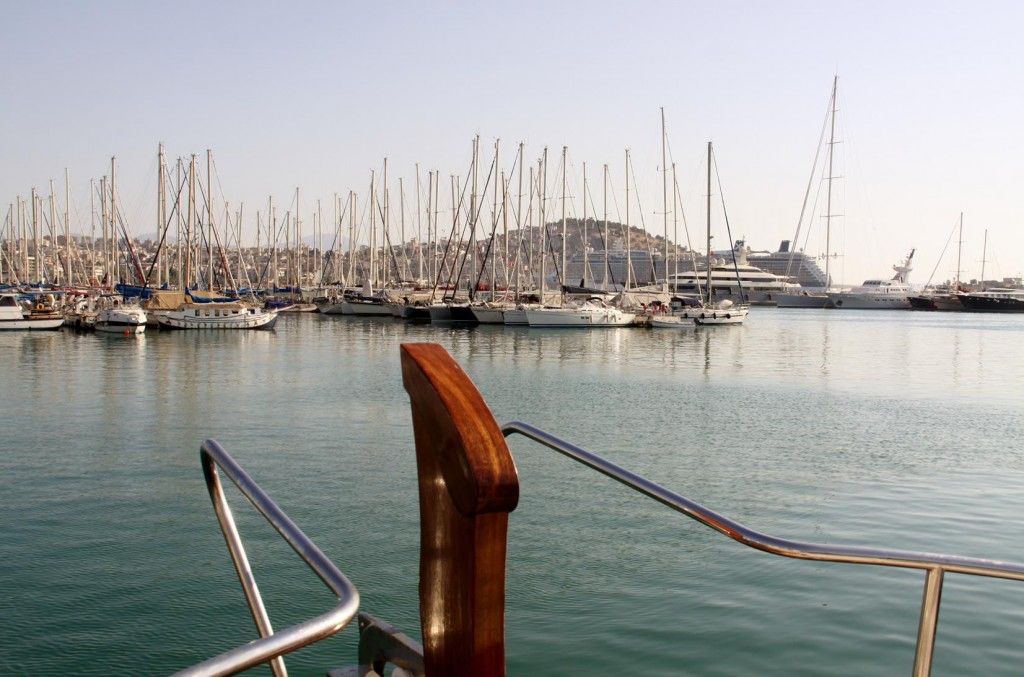 The Marina Attendants Find Us a Close Position Near All the Facilities