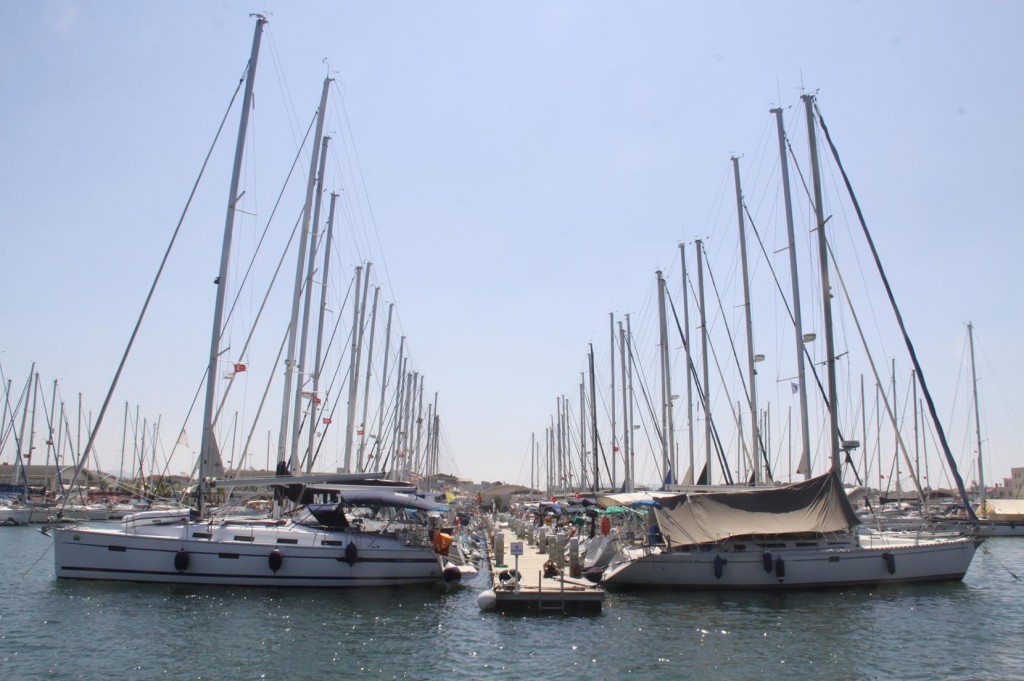 The Sigacik Marina is Quite Busy with Many Yachts Berthed at the Moment