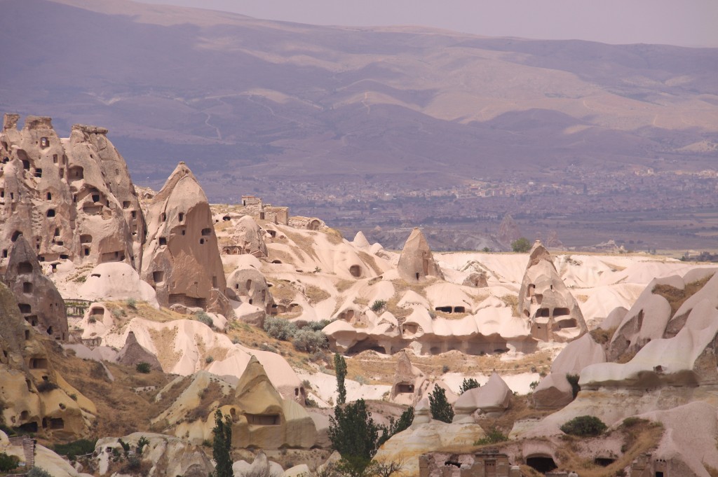 Pointed Cave Houses Cover the Hillsides in Cappadocia