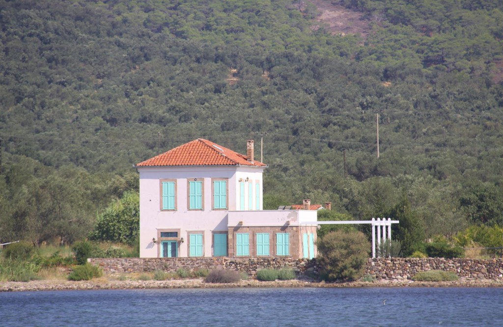 The Northern Side of the Channel has a Few Waterside Small Hotels and Holiday Houses  
