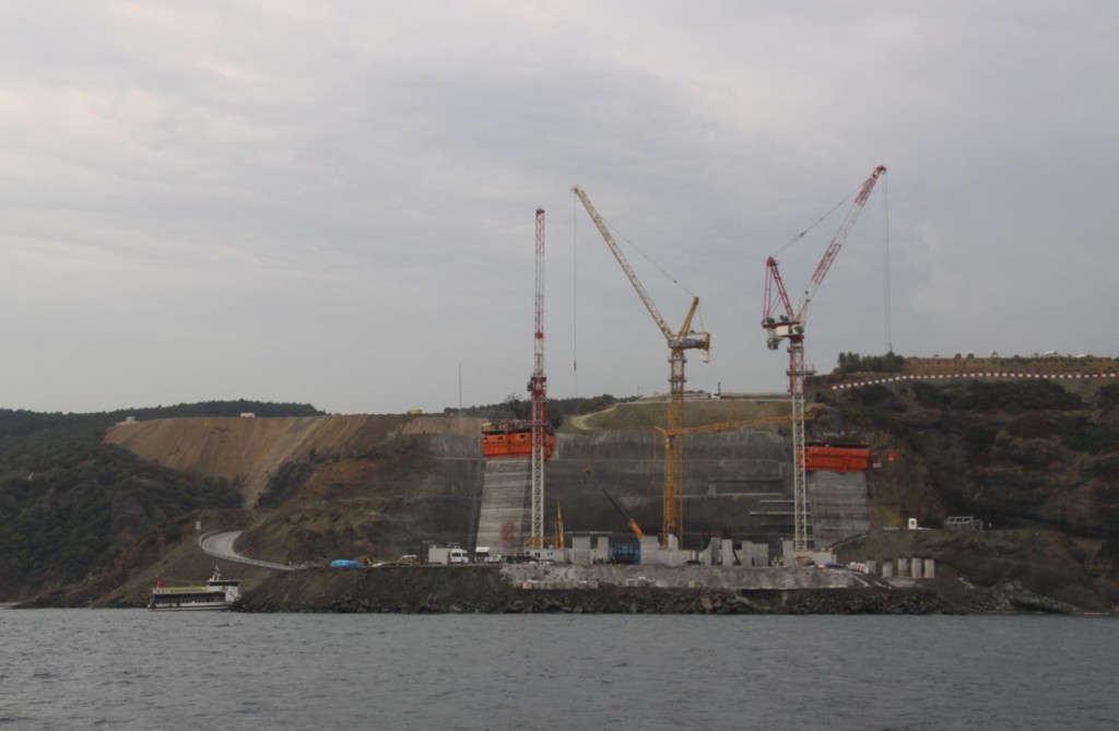 The 3rd Bridge Under Construction on the Bosphorus