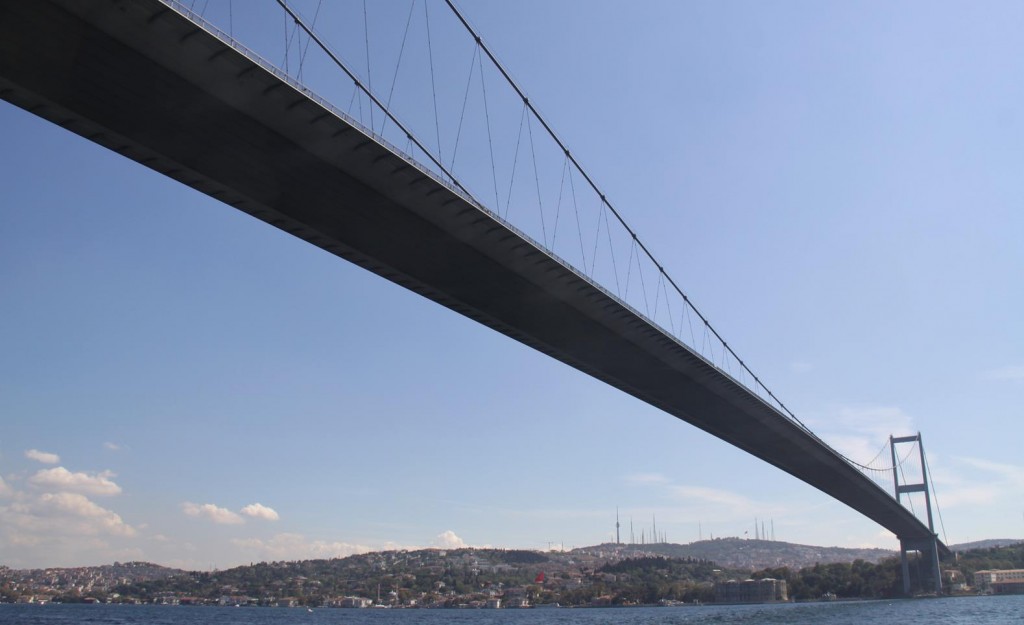 The 1st Bosphorus Bridge Linking the European and Asian Sides of istanbul