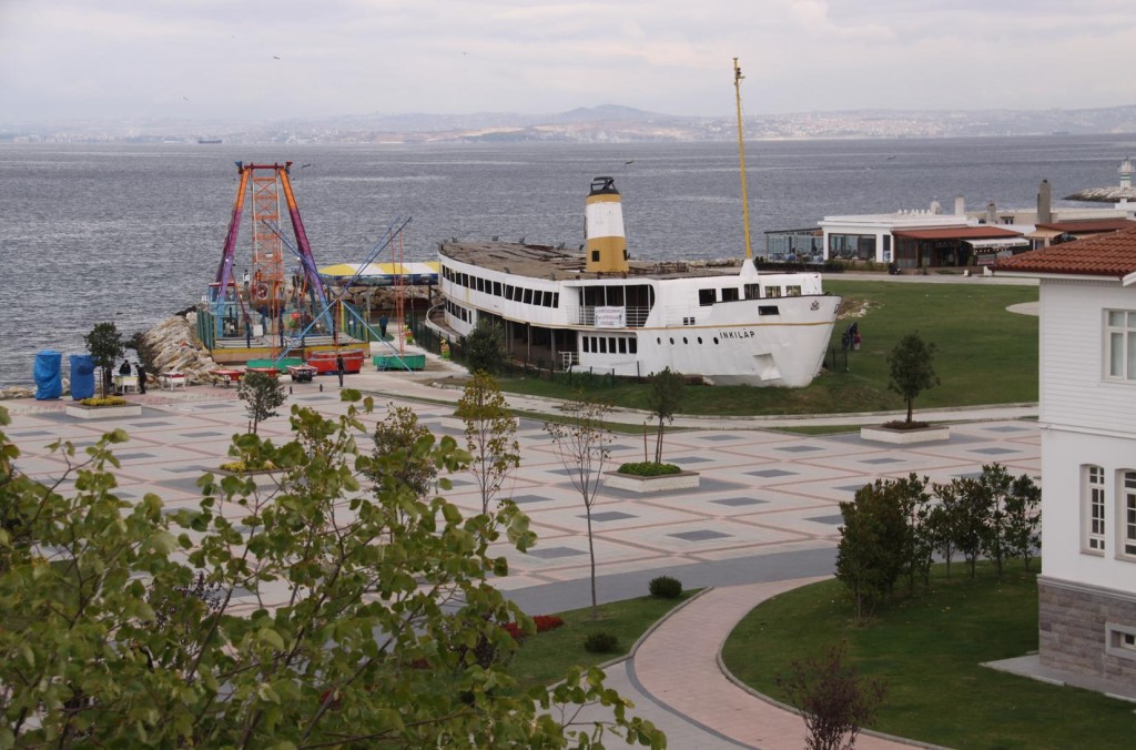 The Ferry "Inkilap" has Retired to Yalova after Serving many Years carrying Passengers to and from the Holden Horn in Istanbul 