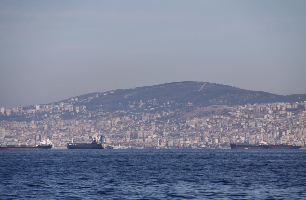 We Approach Pendick, a large Port on the Asian Side of Istanbul 