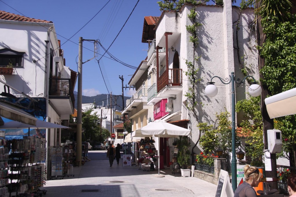 One of the Quaint Streets in the Old Thasos Town