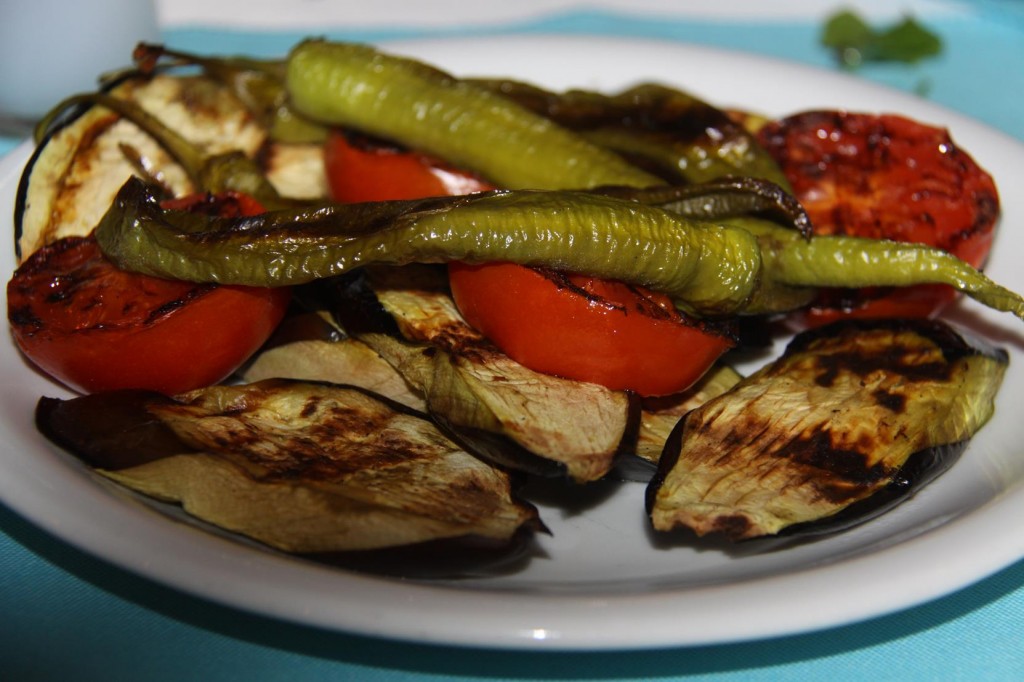 Grilled Vegetables and Grilled Fish for Us