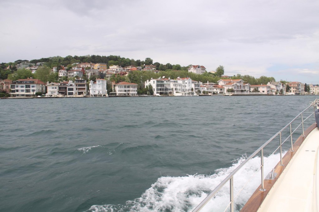 Continuing Up the Famous Waterway we Pass the Handsome 19th Century Houses in Yenikoy