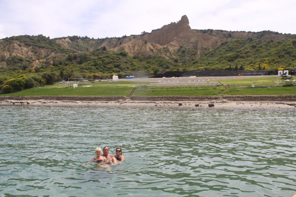 Our First Swim for the Season in the Chilly Waters by Anzac Cove