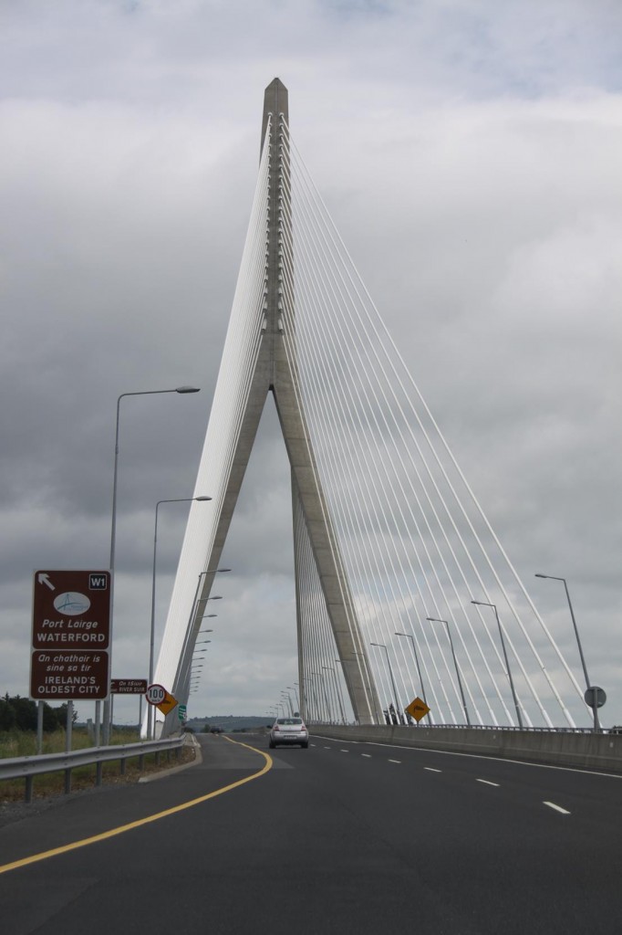 The very Modern River Suir Bridge near Waterford