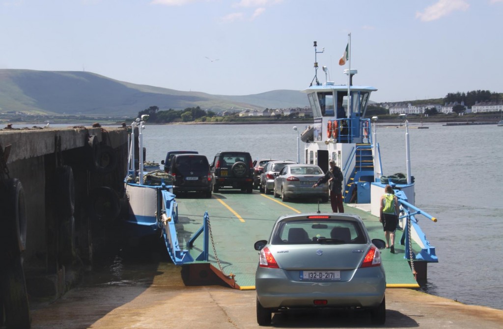 We take a Car Ferry to Valentia Island