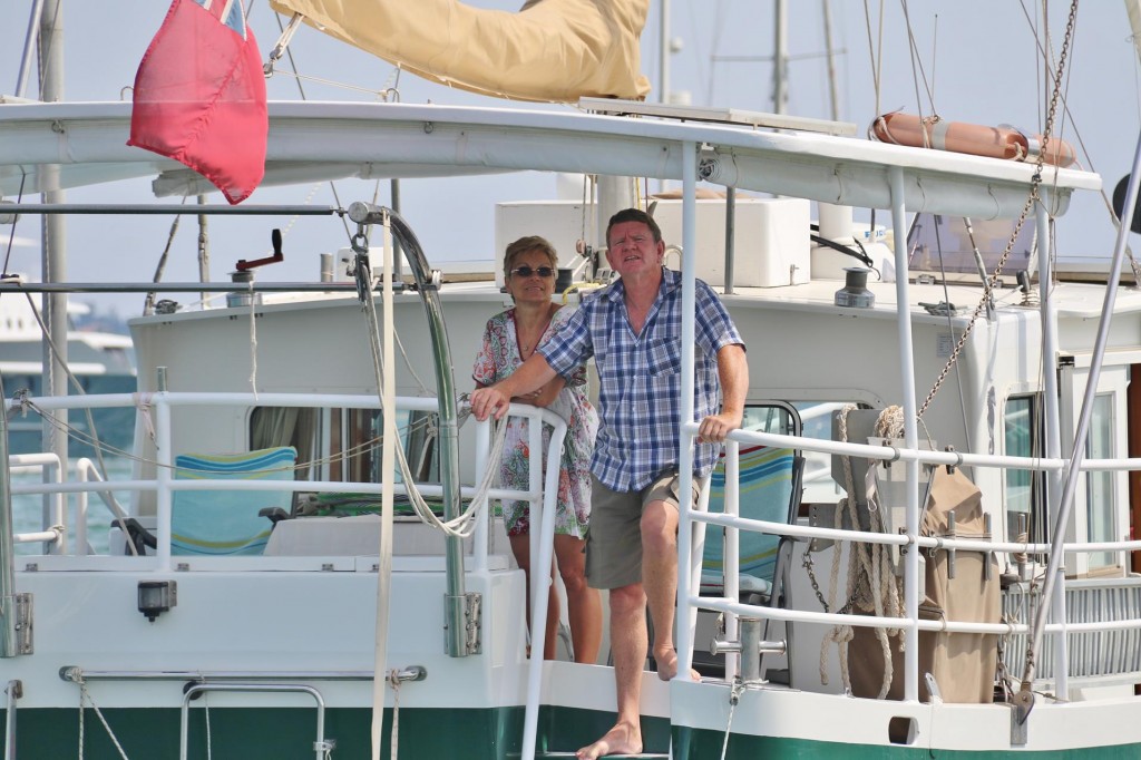 John and Eva have also made the trip from Malta in the past couple of days