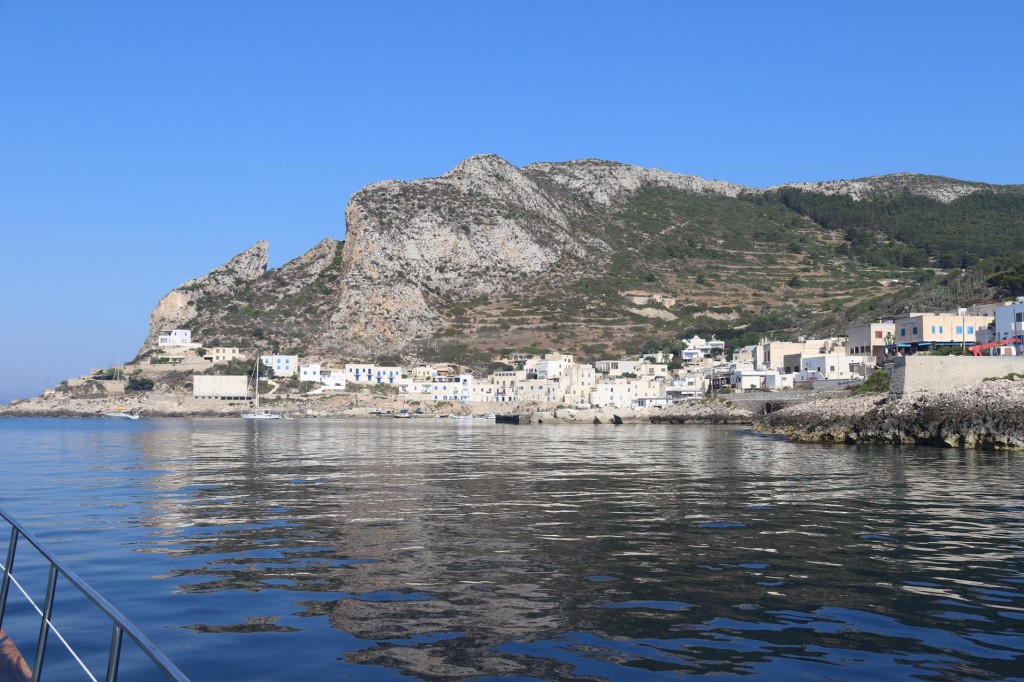 The small hamlet of Levanzo is the only village on the small island with the same name