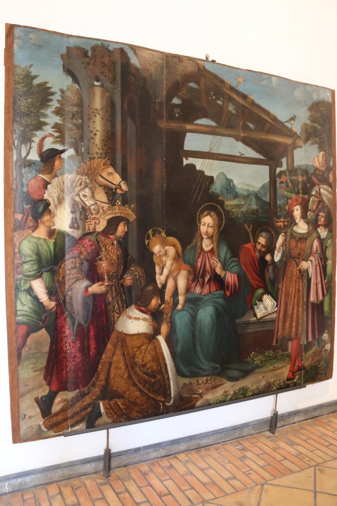 A Marco Cardisco painting called the Adoration of Magi painted in 1519