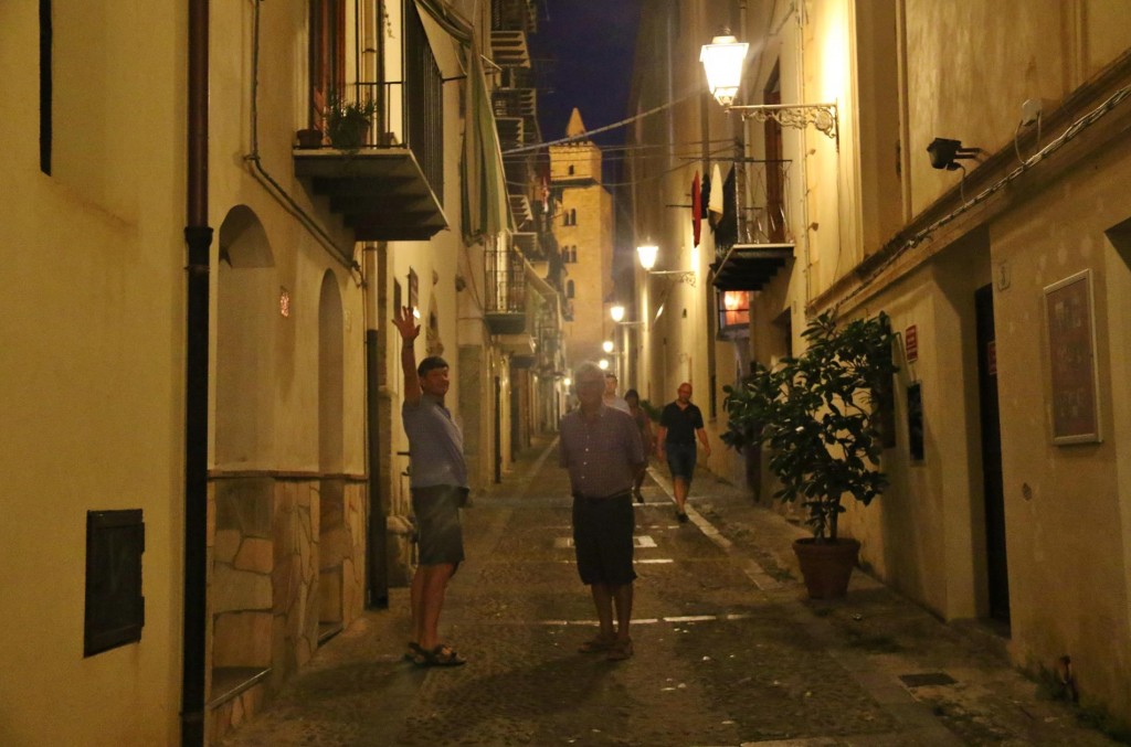 The narrow streets lead to the town centre