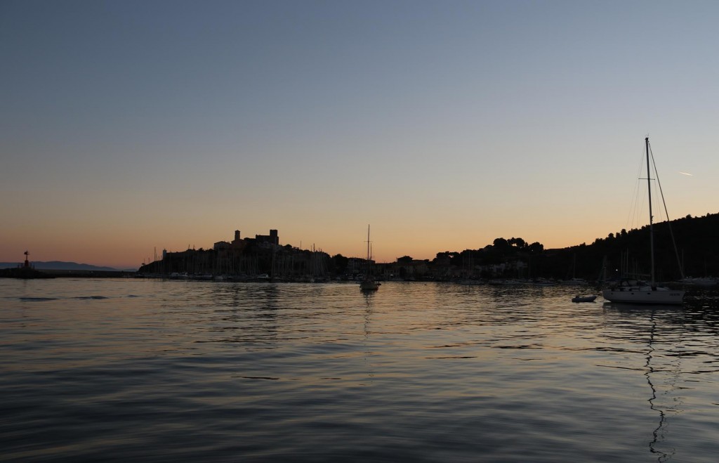 Sunset in Talamone harbour