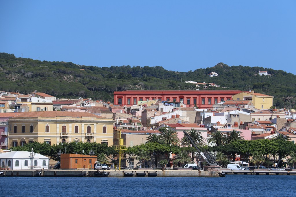 The town of Carloforte looks pleasant from the water