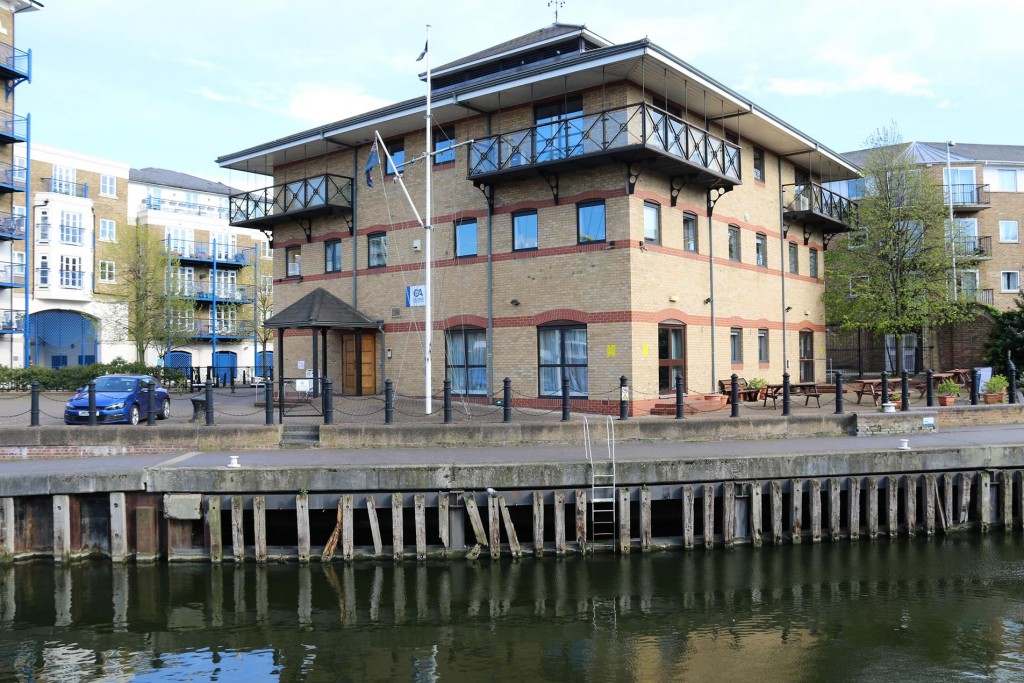 The Cruising Association Building which has 5 "Cabins" (small comfortable modest rooms) which are available for members to book out while in London