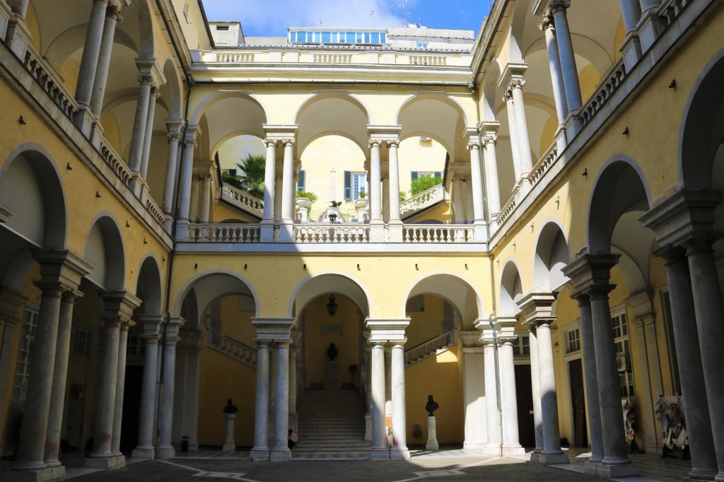 Across the road from Palazzo Reale is the palace Balbi Senarega, which houses the University of Genoa 