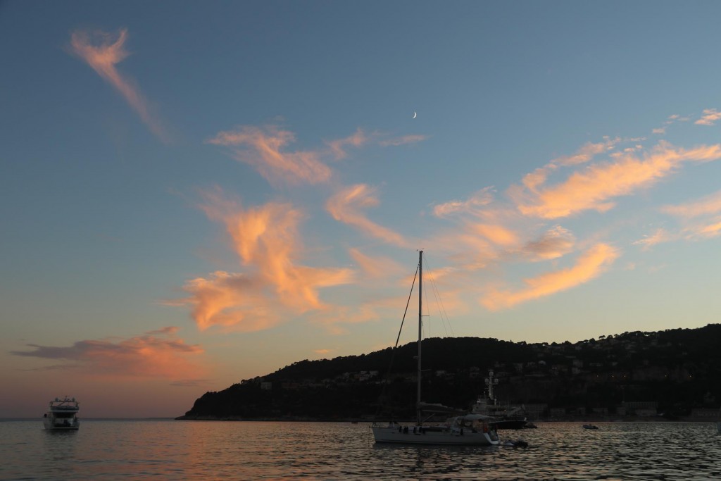  Sunset in Villefranche